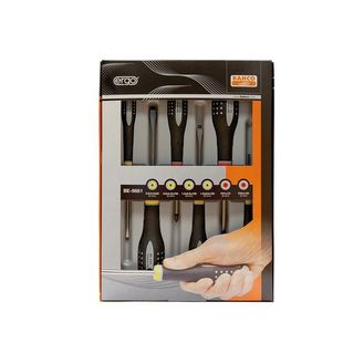 Bahco BE-9881 ERGO™ Screwdriver Set, 6 Piece
