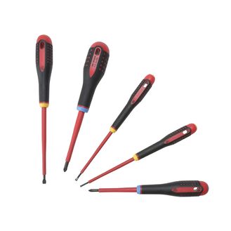 Bahco BE-9882S ERGO™ VDE Insulated Screwdriver Set, 5 Piece