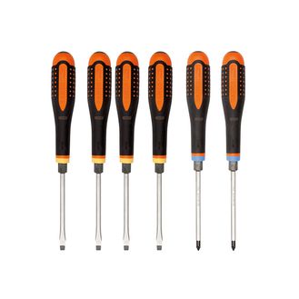 Bahco BE-9882TB ERGO™ Through Blade Screwdriver Set, 6 Piece