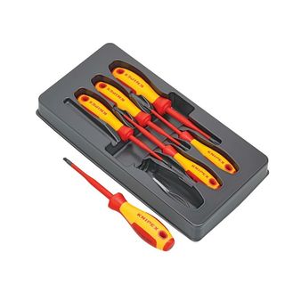 Knipex VDE Screwdriver Set, 6 Piece