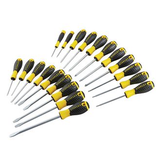 STANLEY® 0-60-213 Essential Screwdriver Set, 20 Piece