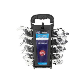 BlueSpot Tools Stubby Combination Spanner Set, 10 Piece