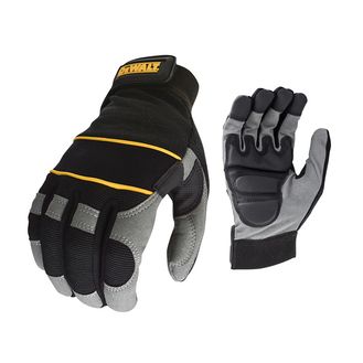 DEWALT Power Tool Gel Gloves Black/Grey - Large