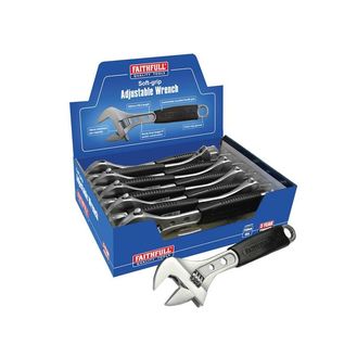 Faithfull Contract Adjustable Spanner 250mm Display (10)