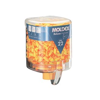 Moldex Disposable Foam Earplugs MelLows® Station SNR 22 dB (250 Pairs)