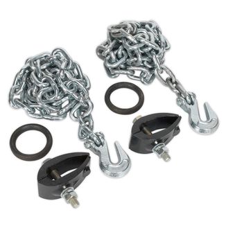 Sealey RE91/5/CK Chain Kit 2 x 2m Chains 2 x Clamps