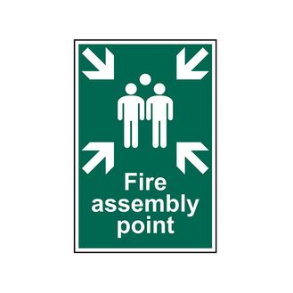 Scan Fire Assembly Point - PVC Sign 200 x 300mm