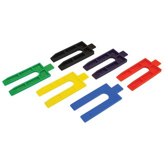 Faithfull Plastic Packing Wedges Mixed (Pack 100)