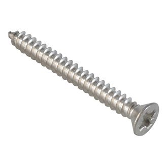ForgeFix Self-Tapping Screws, Pozi, CSK, A2 Stainless Steel