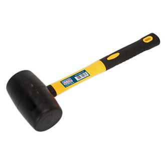Sealey RMB150 Rubber Mallet 1.5lb Fibreglass Shaft