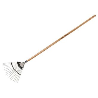 Kent &amp; Stowe Stainless Steel Garden Life Lawn Rake, FSC®