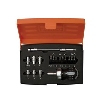 Bahco 808050S-18 Stubby Ratchet Screwdriver Set, 18 Piece