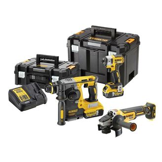 DEWALT DCK305P2T XR Brushless Triple Kit 18V 2 x 5.0Ah Li-ion