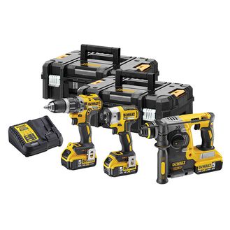DEWALT DCK368P3T XR Brushless Kit 18V 3 x 18V 5.0Ah Li-ion