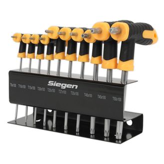 Sealey S01151 TRX-Star* Key Set 10pc T-Handle