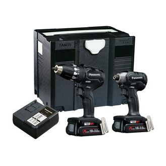 Panasonic EYC231PN Twin Pack 18V 2 x 3.0Ah Li-ion