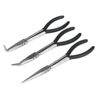 Sealey S0433 Needle Nose Pliers Set 3pc 275mm