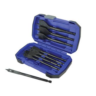 Faithfull Impact Rated Flat Bit Set, 8 Piece