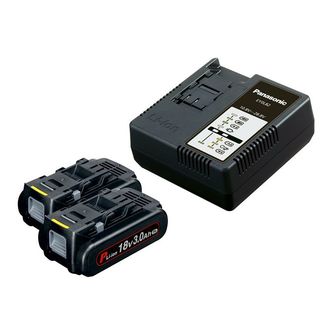Panasonic EYC954B32 Battery &amp; Charger Kit 18V 2 x 3.0Ah Li-ion