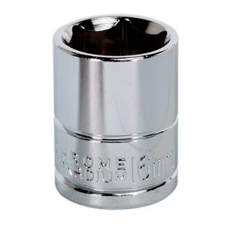 Sealey S0583 WallDrive&amp;reg; Socket 16mm 3/8"Sq Drive