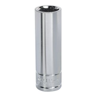 Sealey S0592 WallDrive&amp;reg; Socket 14mm Deep 3/8"Sq Drive