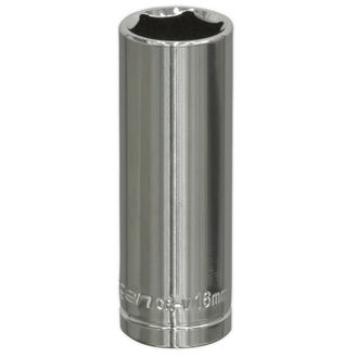Sealey S0594 WallDrive&amp;reg; Socket 16mm Deep 3/8"Sq Drive