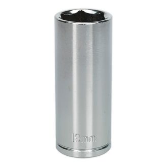Sealey S0597 WallDrive&amp;reg; Socket 19mm Deep 3/8"Sq Drive
