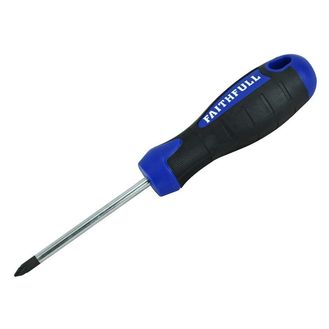 Faithfull Soft Grip Screwdriver, Pozidriv