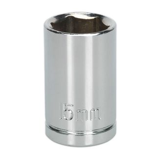 Sealey S0653 WallDrive&amp;reg; Socket 15mm 1/2"Sq Drive