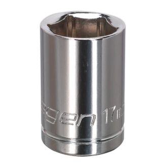 Sealey S0655 WallDrive&amp;reg; Socket 17mm 1/2"Sq Drive