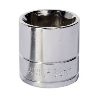 Sealey S0665 WallDrive&amp;reg; Socket 32mm 1/2"Sq Drive