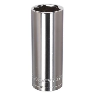 Sealey S0677 WallDrive&amp;reg; Socket 22mm Deep 1/2"Sq Drive