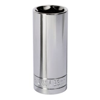 Sealey S0678 WallDrive&amp;reg; Socket 23mm Deep 1/2"Sq Drive