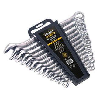 Sealey S0714 Combination Spanner Set 14pc Imperial