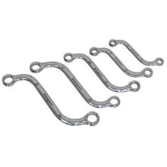 Sealey S0717 S-Spanner Set 5pc Metric