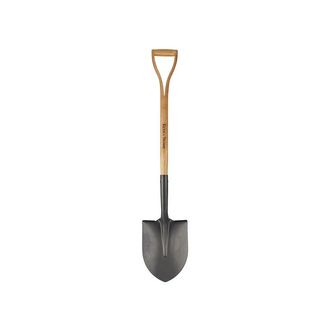 Kent &amp; Stowe Carbon Steel Round Nosed Shovel, FSC®