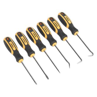 Sealey S0774 Mini Pick &amp; Screwdriver Set 6pc