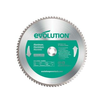 Evolution Aluminium Cutting Chop Saw Blade 355 x 25.4mm x 80T