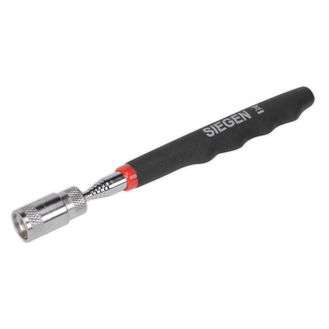 Sealey S0903 Heavy-Duty Magnetic Pick-Up Tool with LED 3.6kg Capacity