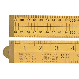 R.S.T. Wooden 4 Fold Rule 1m / 39in (Loose)
