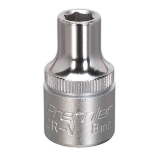 Sealey S1208 WallDrive&amp;reg; Socket 8mm 1/2"Sq Drive