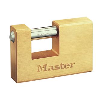 Master Lock Rectangular Solid Brass Body Shutter Padlocks