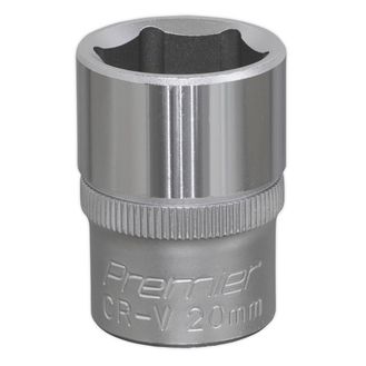 Sealey S1220 WallDrive&amp;reg; Socket 20mm 1/2"Sq Drive
