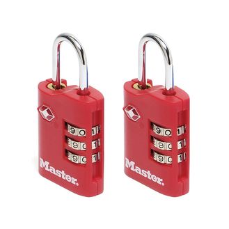 Master Lock TSA 3-Digit Combination Zinc 30mm Padlock x 2