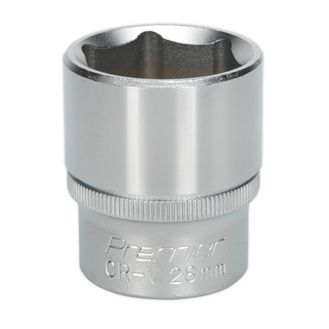 Sealey S1228 WallDrive&amp;reg; Socket 28mm 1/2"Sq Drive