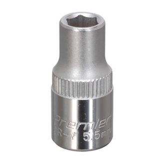 Sealey S14055 WallDrive&amp;reg; Socket 5.5mm 1/4"Sq Drive