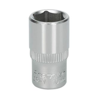 Sealey S1410 WallDrive&amp;reg; Socket 10mm 1/4"Sq Drive