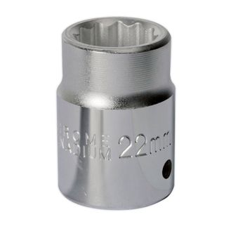 Sealey S34/22 WallDrive&amp;reg; Socket 22mm 3/4"Sq Drive