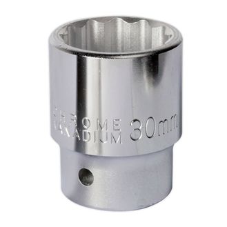 Sealey S34/30 WallDrive&amp;reg; Socket 30mm 3/4"Sq Drive