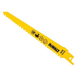 DEWALT Bi-Metal Reciprocating Blade for Wood Cordless 152mm Pack of 5